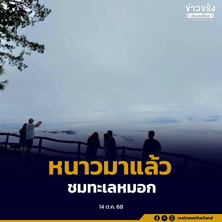 หนาวมาแล้ว! นักท่องเที่ยวแห่ขึ้น “ยอดภูเรือ”ชมทะเลหมอก สัมผัสอากาศหนาวแรก