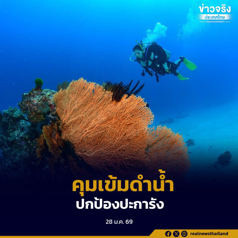 กรมทรัพยากรทางทะเลและชายฝั่ง ออกมาตรการคุมเข้มกิจกรรมท่องเที่ยวดำน้ำ บังคับใช้ระเบียบผู้ควบคุมดำน้ำ ยกระดับความปลอดภัยและคุ้มครองแนวปะการังอย่างยั่งยืน