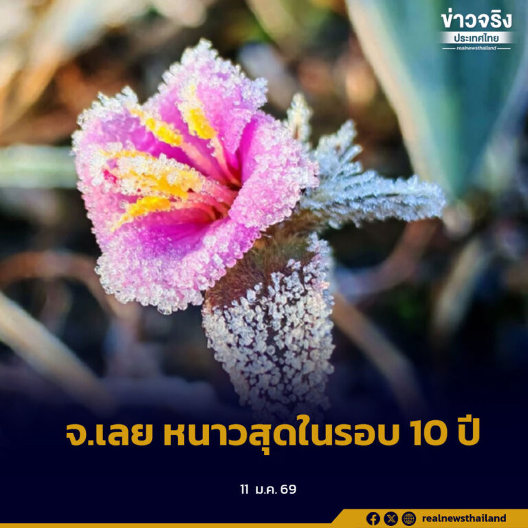 จ.เลย หนาวสุดในรอบ 10 ปี