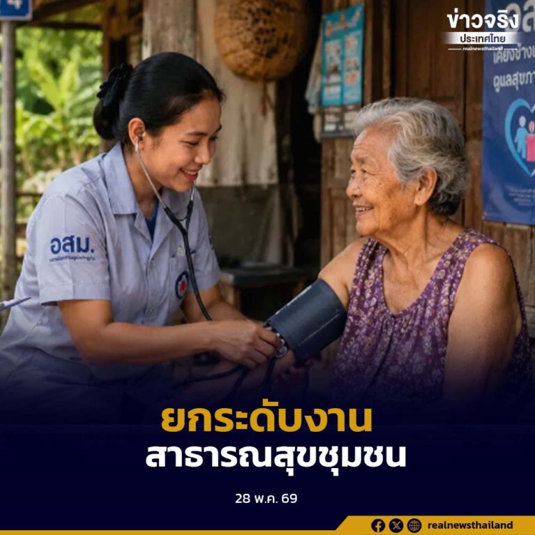 รมว.สาธารณสุข แจงนโยบายอาสาพยาบาล ไม่ใช่งานซ้ำซ้อน แต่เป็นการเติมเต็มการดูแลสุขภาพประชาชนในชุมชน