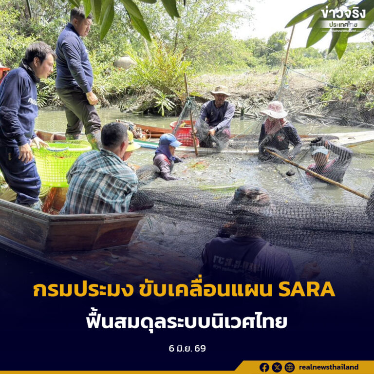 กรมประมง เดินหน้าแก้ไขปัญหาปลาหมอคางดำ เร่งจำกัดการแพร่ระบาด กำจัดและสร้างมูลค่าใช้ประโยชน์ ฟื้นฟูระบบนิเวศอย่างเป็นรูปธรรม